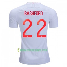 Koszulka Anglia Rashford 22 Mistrzostwa Świata 2018 Domowe Stroje Piłkarskie